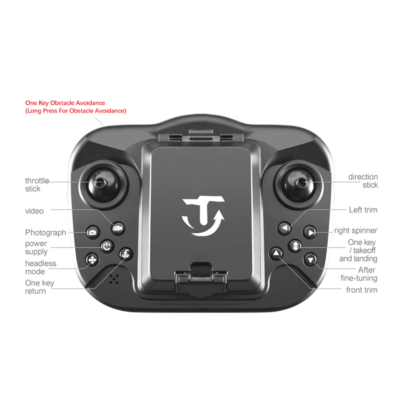 Mojoyce Foldable Smart Obstacle Avoidance Drone