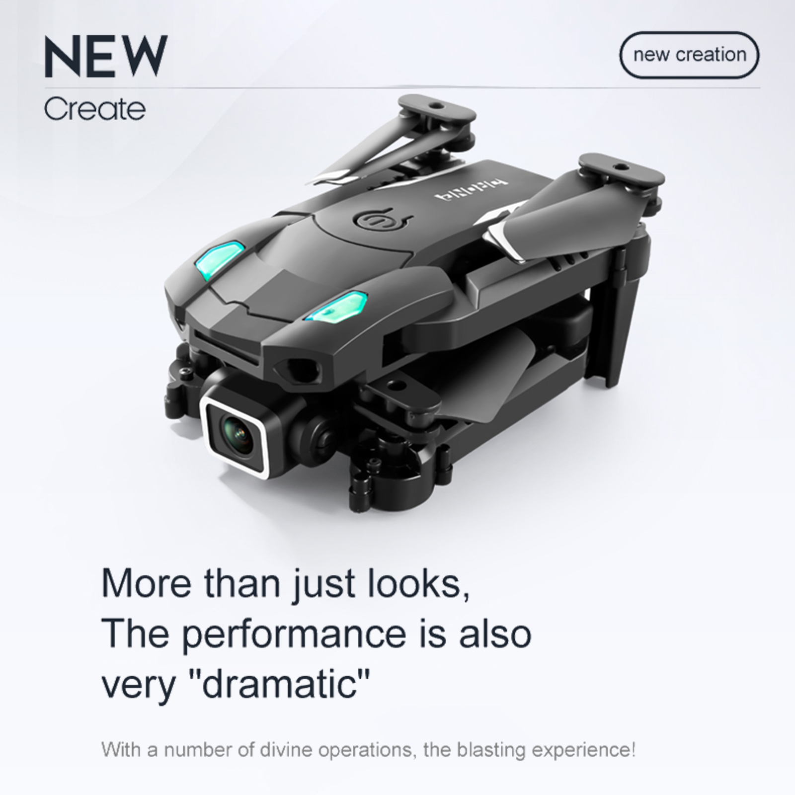 Mojoyce Foldable Smart Obstacle Avoidance Drone