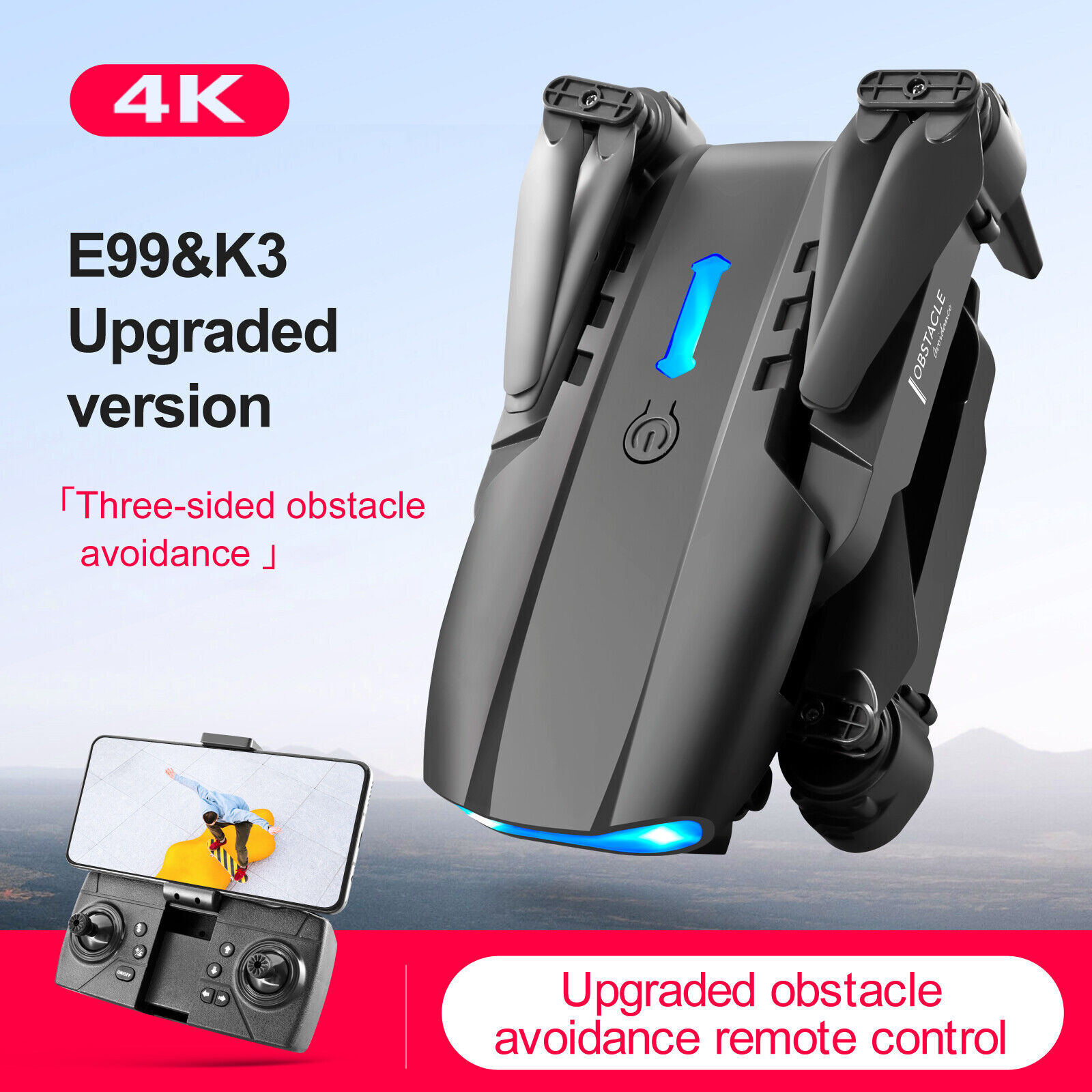 2023 Dual Camera Drone X Pro – WiFi 4K HD