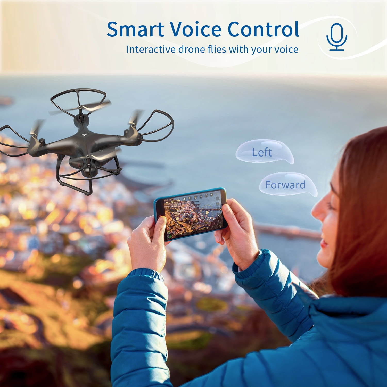 Snaptain SP650 Drones with 2K Camera Set