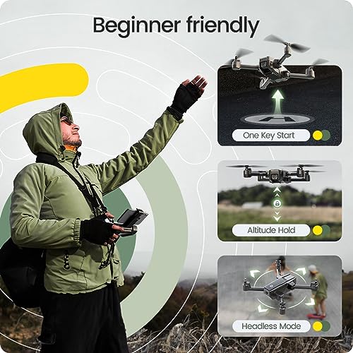 Holy Stone HS440 Foldable FPV Drone: 1080P WiFi Camera