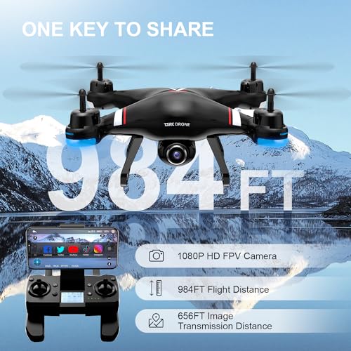 1080P HD GPS Drone with Follow Me