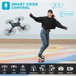 1080P Foldable Drone with Voice Control and 2 Batteries