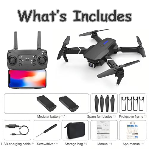 SGM-E88 4K Foldable Camera Drone with Dual Cameras