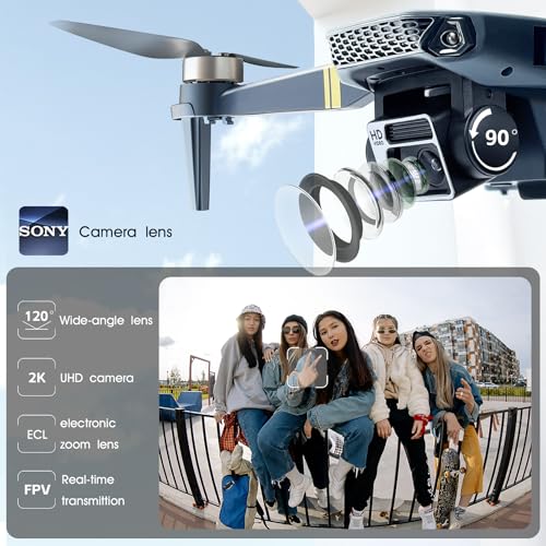 Foldable Brushless Quadcopter Drone with 2K Camera