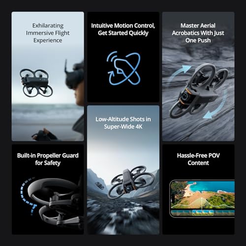 DJI Avata 2 FPV Drone Combo with Goggles