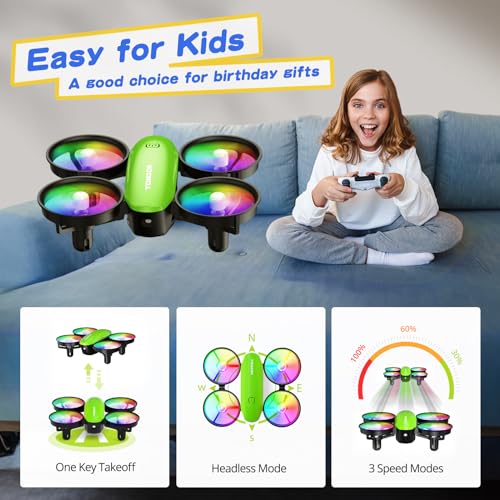 Tomzon A23 Mini Drone for Kids - Green