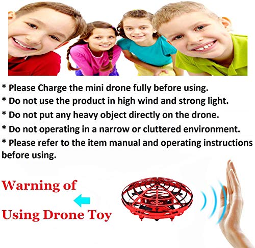 WALLE Mini Flying Spinner Drone for Kids