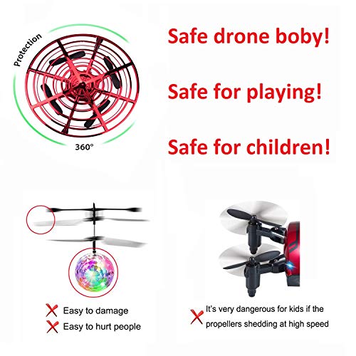 WALLE Mini Flying Spinner Drone for Kids