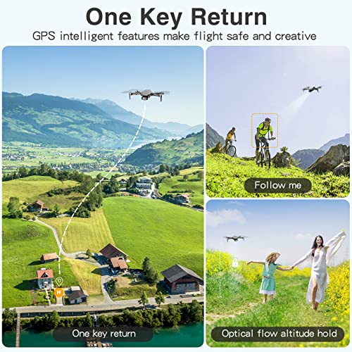 4K GPS Foldable Drone with 50 Min Flight