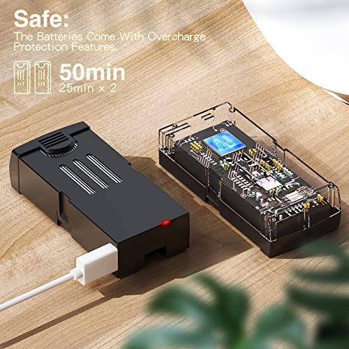 4K GPS Foldable Drone with 50 Min Flight