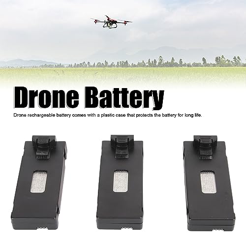 3PCS High-Capacity 3.7V Drone Batteries with Cable