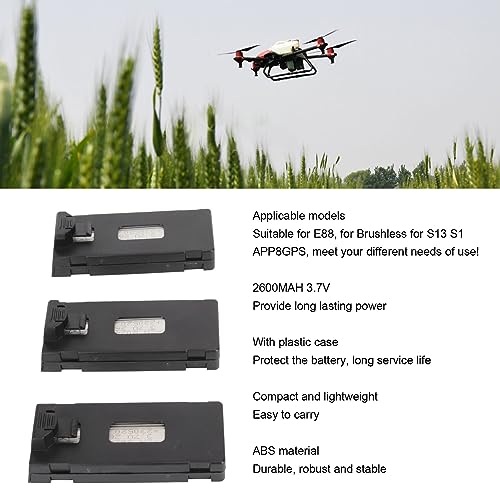 3PCS High-Capacity 3.7V Drone Batteries with Cable