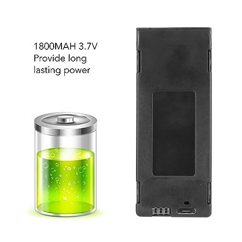 3 Pack 3.7V 1800mAh Lithium Drone Batteries