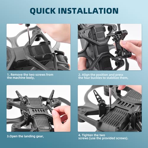 AVATA 2 Foldable Landing Gear Extension Legs