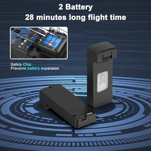 4K Foldable RC Drone with 36 Minutes Flight