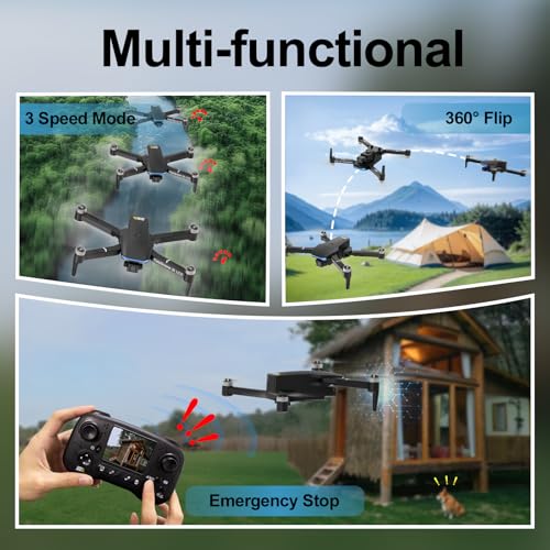 Toladrone TD31LCD: Brushless Camera Drone for Beginners
