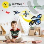 Blue Mini Drone with 3 Batteries