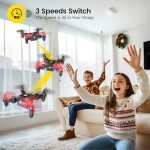 Portable Foldable Nano RC Drone for Kids