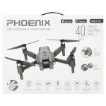 Foldable Gray Camera Drone with GPS and WiFi