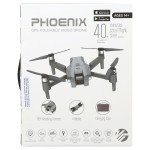 Foldable Gray Camera Drone with GPS and WiFi
