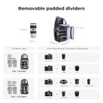 K&F Concept Waterproof Camera Sling Bag - 12L