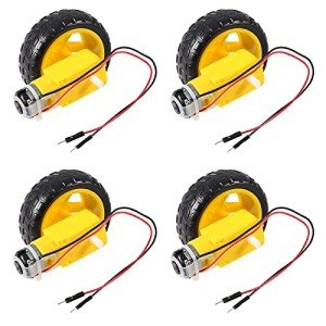 4-Pack DC Electric Motors with Geared Gearbox