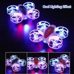 Aolawco Mini Kids Drone with LED Lights