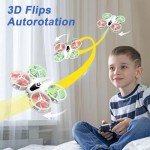 Aolawco Mini Kids Drone with LED Lights