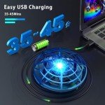 DEERC D12 Kids Hand Operated UFO Drone