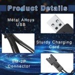 USB Charger Cable for Teashow Drone Batteries