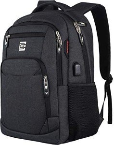 KASIBON Water-Resistant Laptop Backpack with USB Port