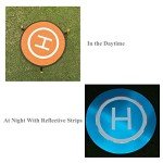 HUAYT Waterproof Drone Landing Pad with Reflective Strips