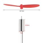 AEDIKO 4 Pack 716 Brush Motors and Propellers