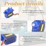 4-Pack Metal Geared Servo Motor Kit for Drones