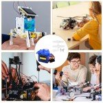 4-Pack Metal Geared Servo Motor Kit for Drones