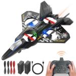 BEZGAR RC Plane with 360° Flip and LED Lights