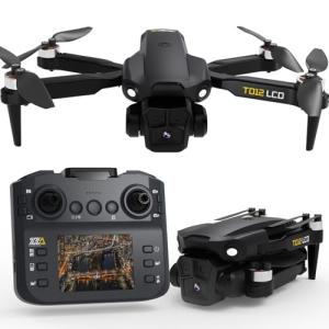 Toladrone TD12LCD Foldable Camera Drone for Beginners