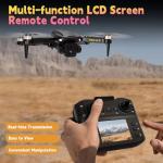 Toladrone TD12LCD Foldable Camera Drone for Beginners