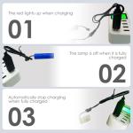 3Pcs Drone USB Charger Cable with LED Indicator