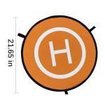 Collapsible Waterproof Drone Landing Pad - Orange
