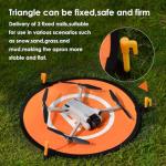 Collapsible Waterproof Drone Landing Pad - Orange