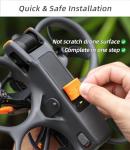 DJI Avata 2 Foldable Landing Gear – Grey/Orange