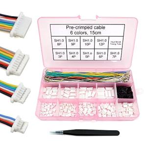JST SH 1.0mm Connectors and Silicone Cables