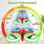 Mini Drone for Kids with LED Lights and Easy Controls