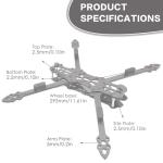 Raflot Mark4 FPV Racing Drone Frame Set