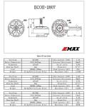 EMAX ECOII 2807 Brushless Motor for Drones