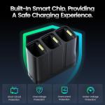 Holy Stone HS900 Drone Fast Charging Hub with 3 Batteries