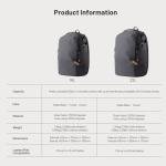 PGYTECH OneGo Lite Camera Backpack 22L Lightweight Camera Bag Compatible with Sony/Canon/Nikon/DSLR/SLR Mirrorless Cameras, Water-Resistant BackPack for Urban & Travel Photography, Matte Black