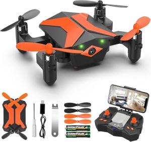 Kids FPV Drone with Camera - Foldable Fun